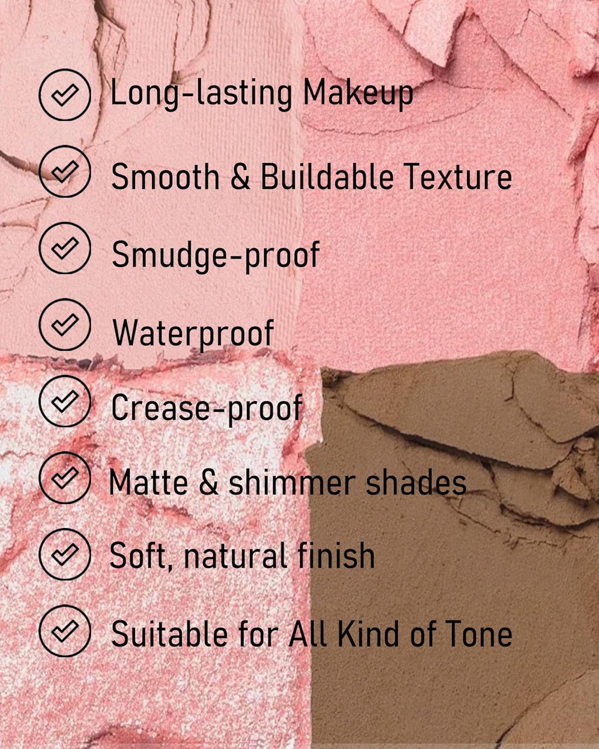 Single Matte Eyeshadow, Mauve Taupe Matte Eye Shadow Powder Palette Makeup, High Pigment Waterproof Nude Multiuse Pressed Eye Shadows Powder with Smooth Lightweight,Blendable for Daily Eye Look-05