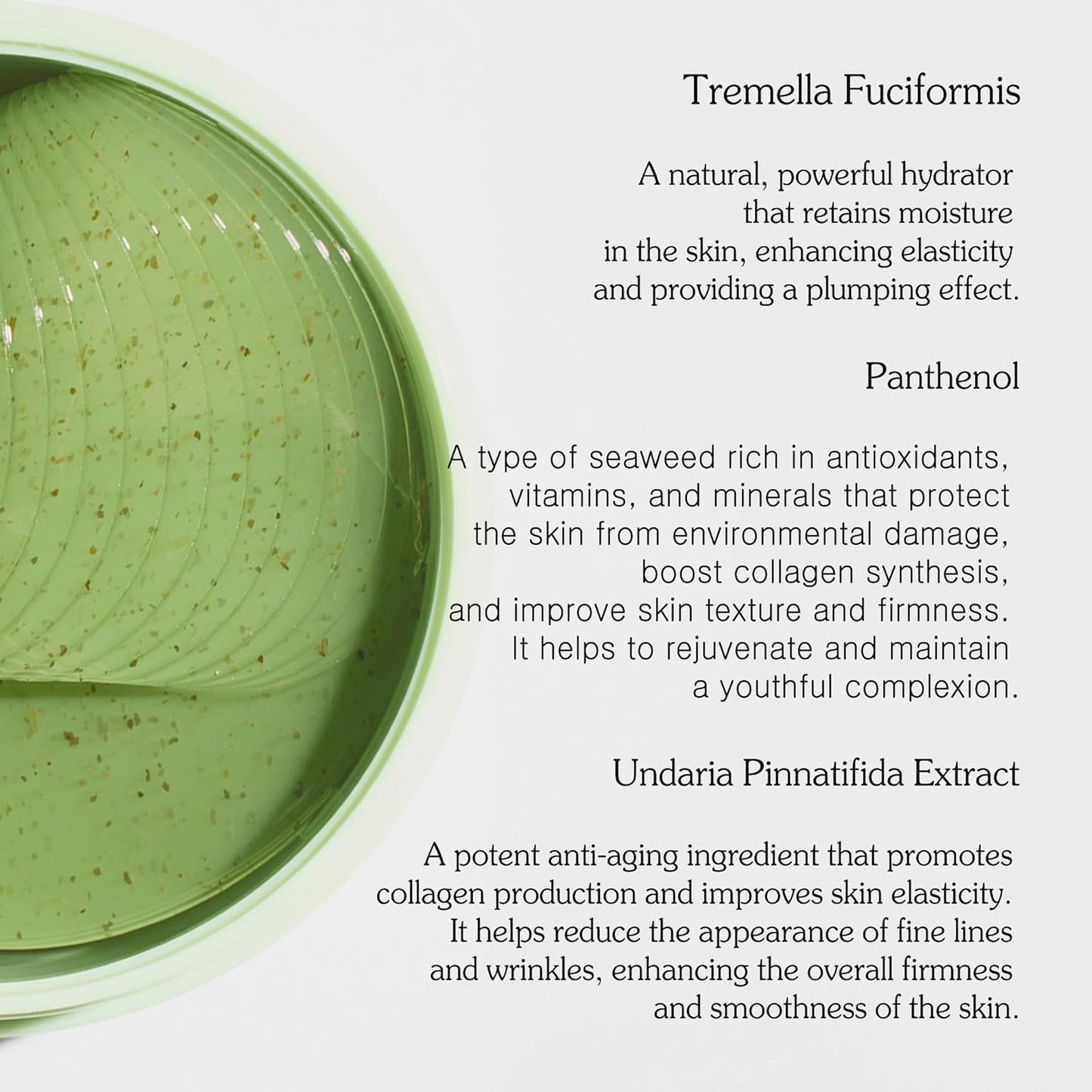 MIZON Phyto Plump Collagen Eye Gel Patch with Moringa, Triple Hyaluronic Acid, and Botanical Extracts for Brightening, Hydration, and Elasticity – 60pcs – Improves Vitality and Glow