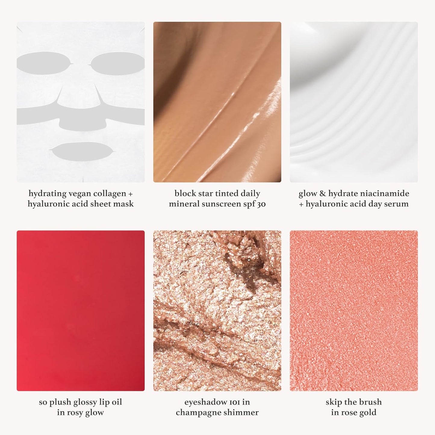 Lauren Elizabeth Bachelorette Makeup Kit | Travel Sized Hydrating Skincare & Makeup Set for Long Weekend, Bachelorette Trips, and More | Includes Julep Eyeshadow & Bliss Serum Skincare