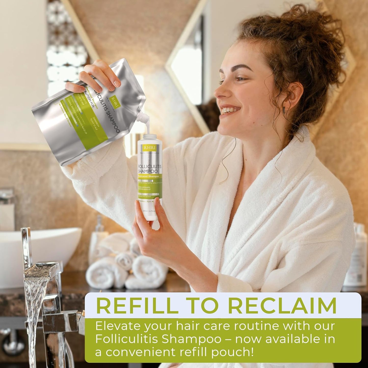 Anti Fungal Shampoo for Folliculitis, Seborrheic Dermatitis, Dandruff, Scalp Psoriasis & Itchy Dry Scalp Relief