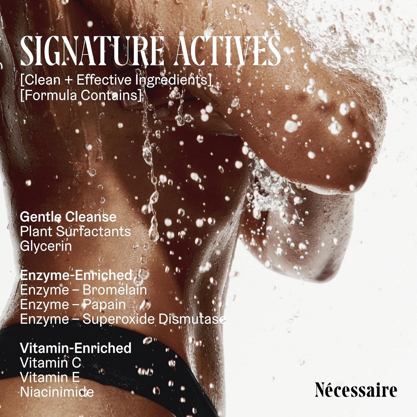 Nécessaire The Body Wash Olibanum. Natural Body Wash for Women + Men. Radiance Cleanse. Multi-Enzyme Gel Cleanser for Dull Skin. Notes of Vanilla, Fig Leaf, and Cassis Buds. 8.4 Fl Oz.