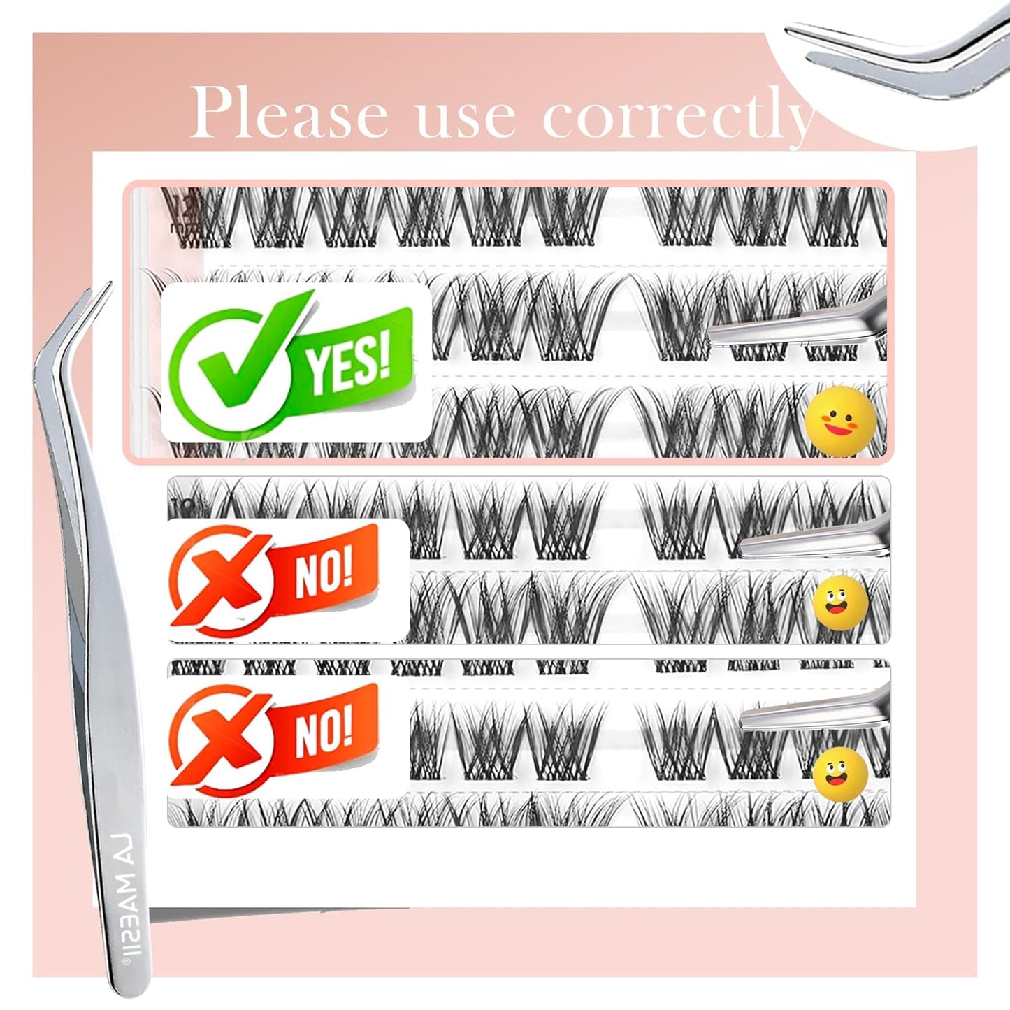 Self Adhesive Eyelashes, 120Pcs Clear Band Lash Clusters, Natural Pre-Glued Eyelash Clusters, No Glue Needed Press On Invisible Band Resuable Eyelashes(SC133)