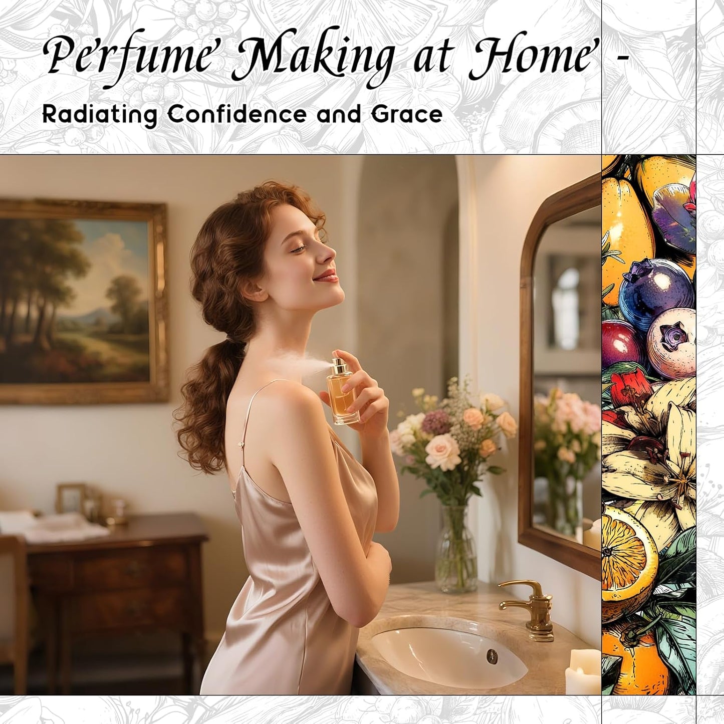 HIQILI Gilded Ylang Fragrance Oil for Making Candle, Inspired by Di's J'Adore, Car Air Freshener, Luxury Scents for DIY Women Perfume - 5.07 Fl Oz