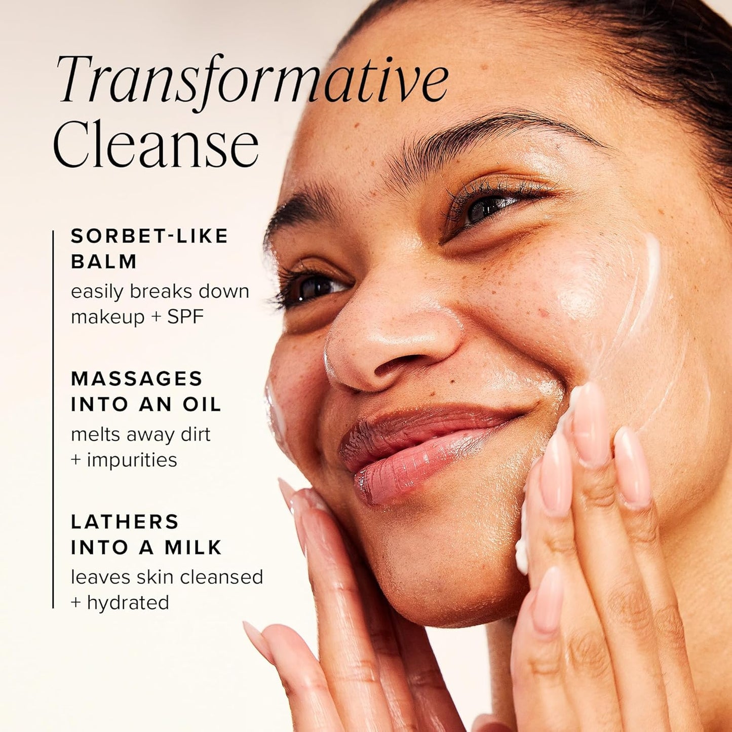 Farmacy Makeup Remover Cleansing Balm - Green Clean Waterproof Makeup Remover + Oil Based Cleanser - Gentle Exfoliating Double Cleanser - Melts From Balm to Milky Lather (12ml)