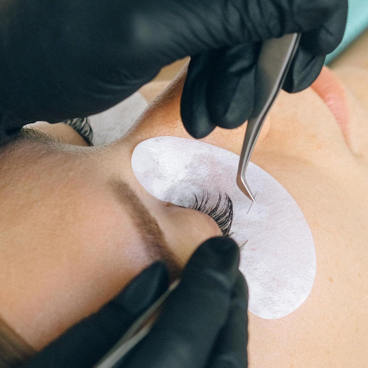 30 Pairs Under Eye Patches, Isolation Eyelash Extension Pads, Under Eye Gel Pads for Pro Salon and Individual, DIY Lashes Extension Supplies (Gold)