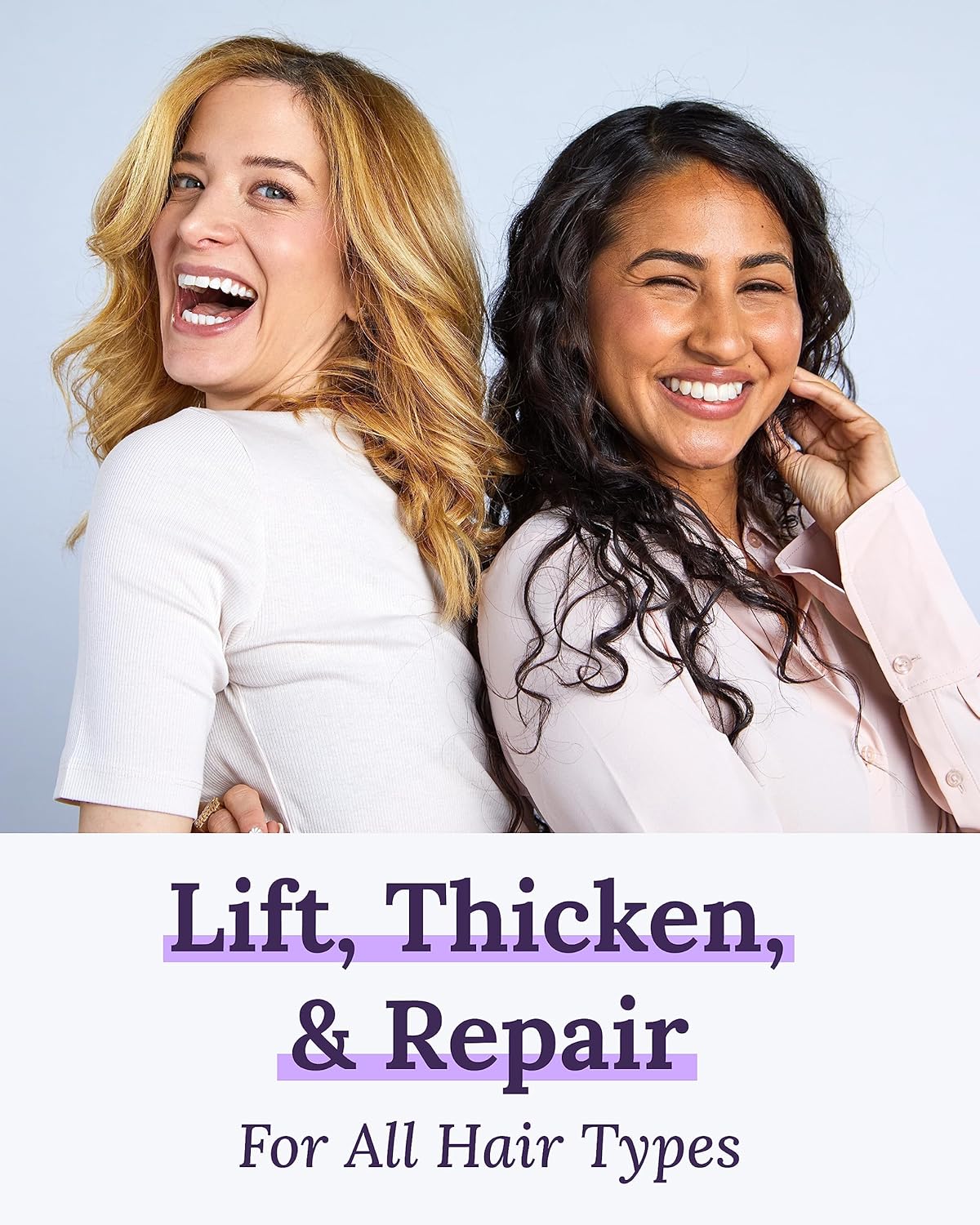 Keranique Hair Thickening Spray for Instant Volume, Texture & Lift for Fine Hair - Heat Damage Protectant With Keratin 6.8 oz