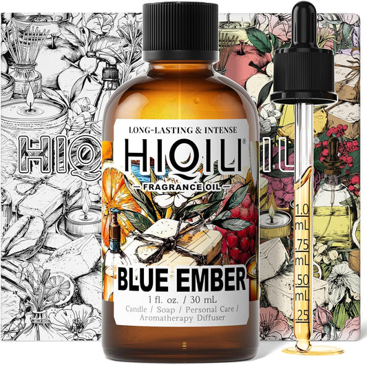HIQILI Blue Ember Fragrance Oil - 1 Fl Oz