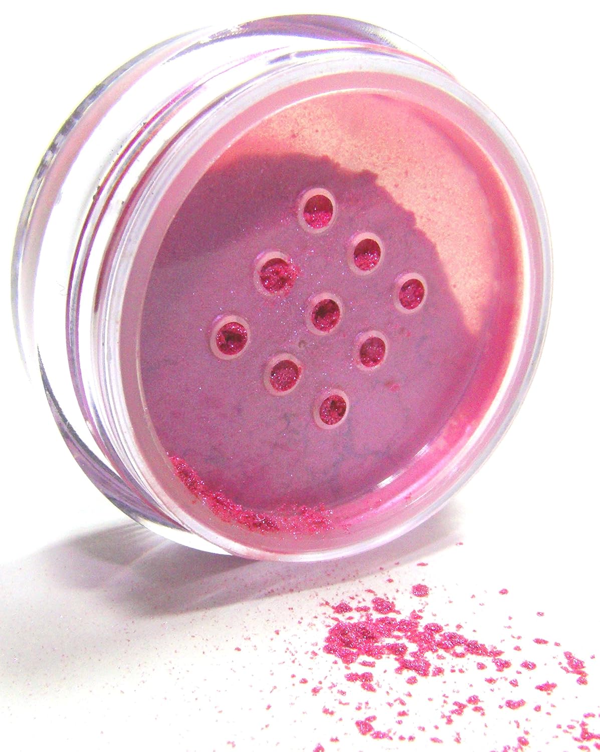 Hot Screaming Pink Purple Fuchsia Magenta Fantasy Fairy Loose Eyeshadow Powder Pigment, Single Glitter Mineral Dust Jar Pot; Talc, Paraben & Cruelty Free, No Animal Testing