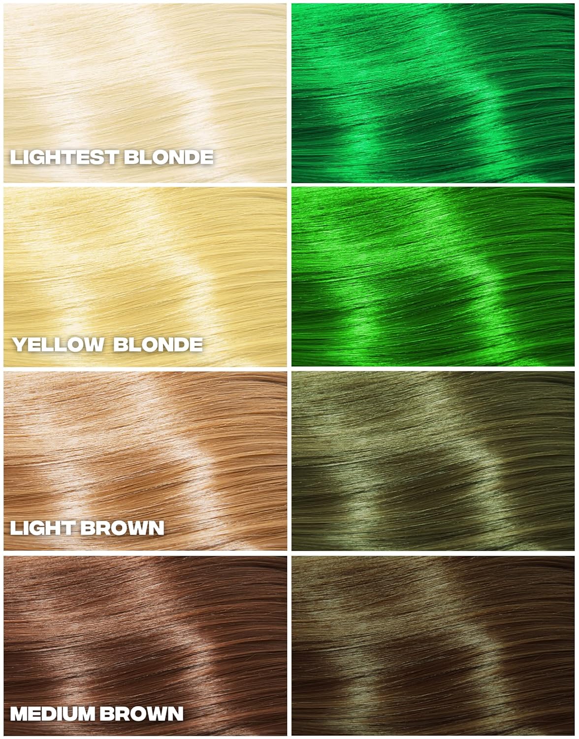 Good Dye Young Semi-Permanent Hair Color, Vegan and Cruelty-Free Green Hair Dye, Last up to 24 Washes, Non-Damaging Conditioning Hair Color (5FL OZ, Kowabunga)