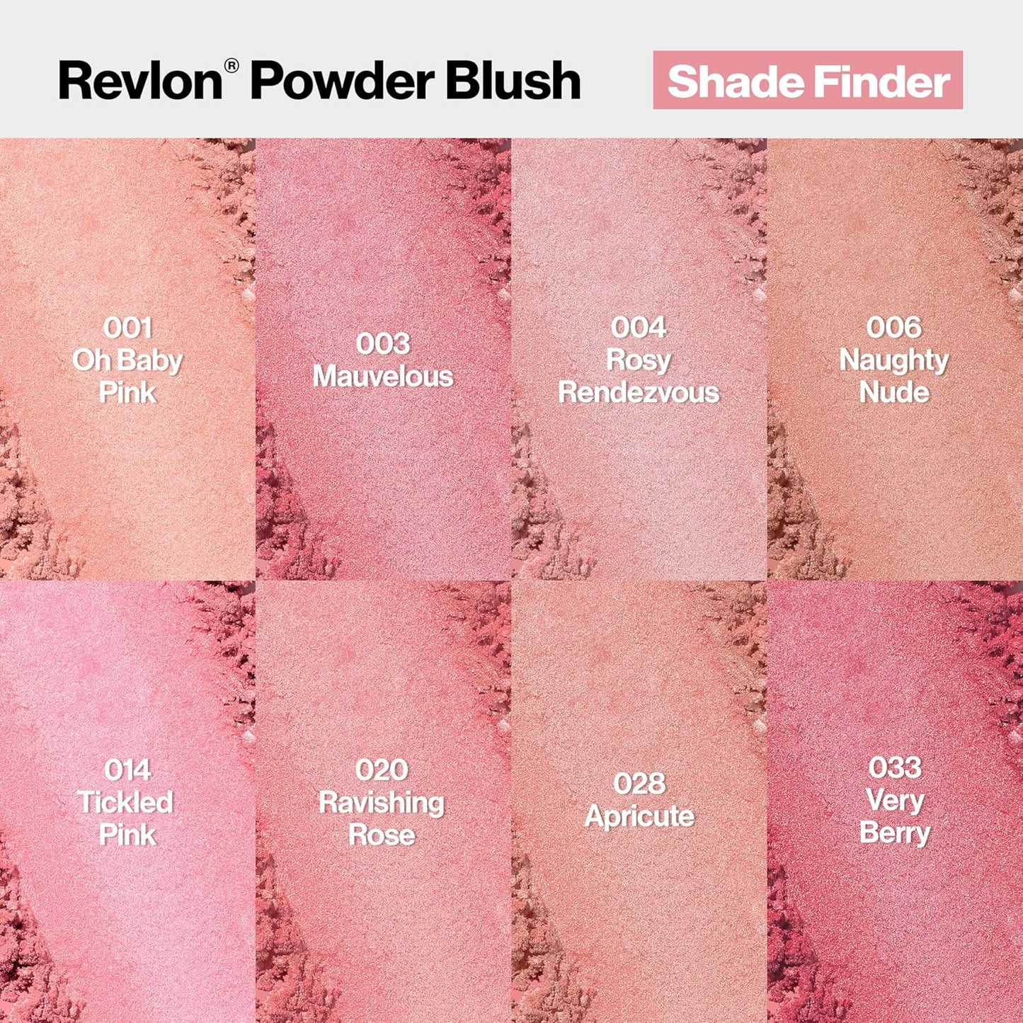 Revlon Blush , Powder Blush Face Makeup, High Impact Buildable Color, Lightweight & Smooth Finish, 003 Mauvelous, 0.17 Oz